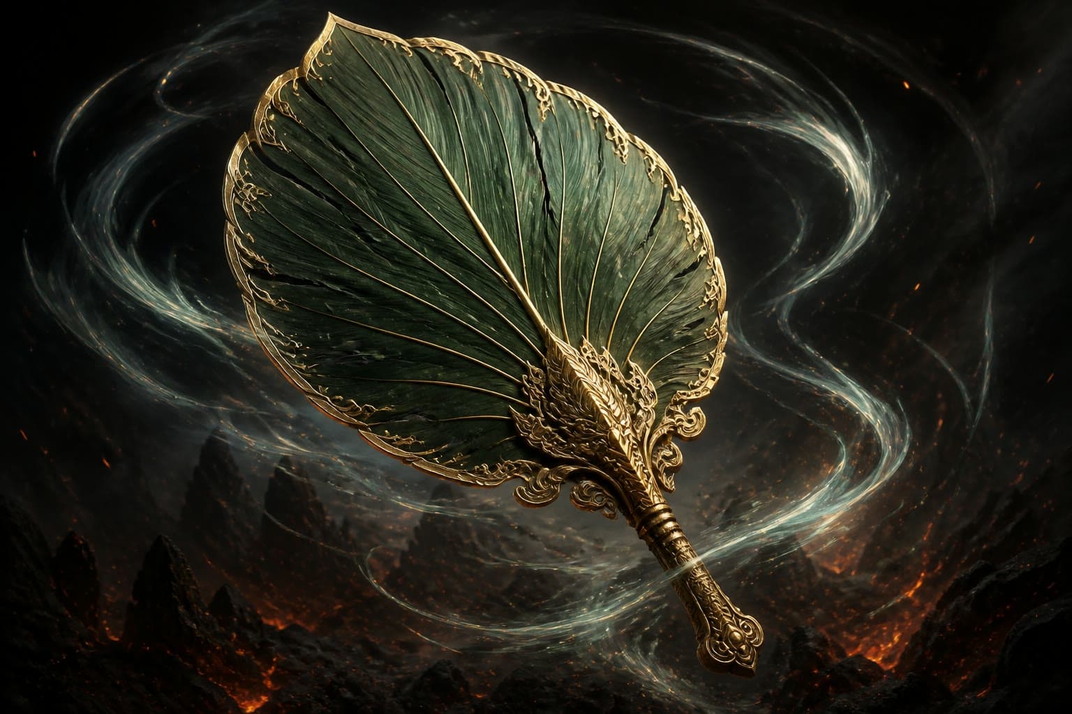 Portrait of Plantain Fan: Lunar numinous treasure / key object of the Journey