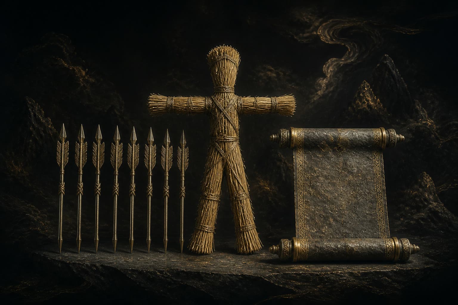 Portrait of Seven-Arrow Book of Nails: Instrument of a killing curse