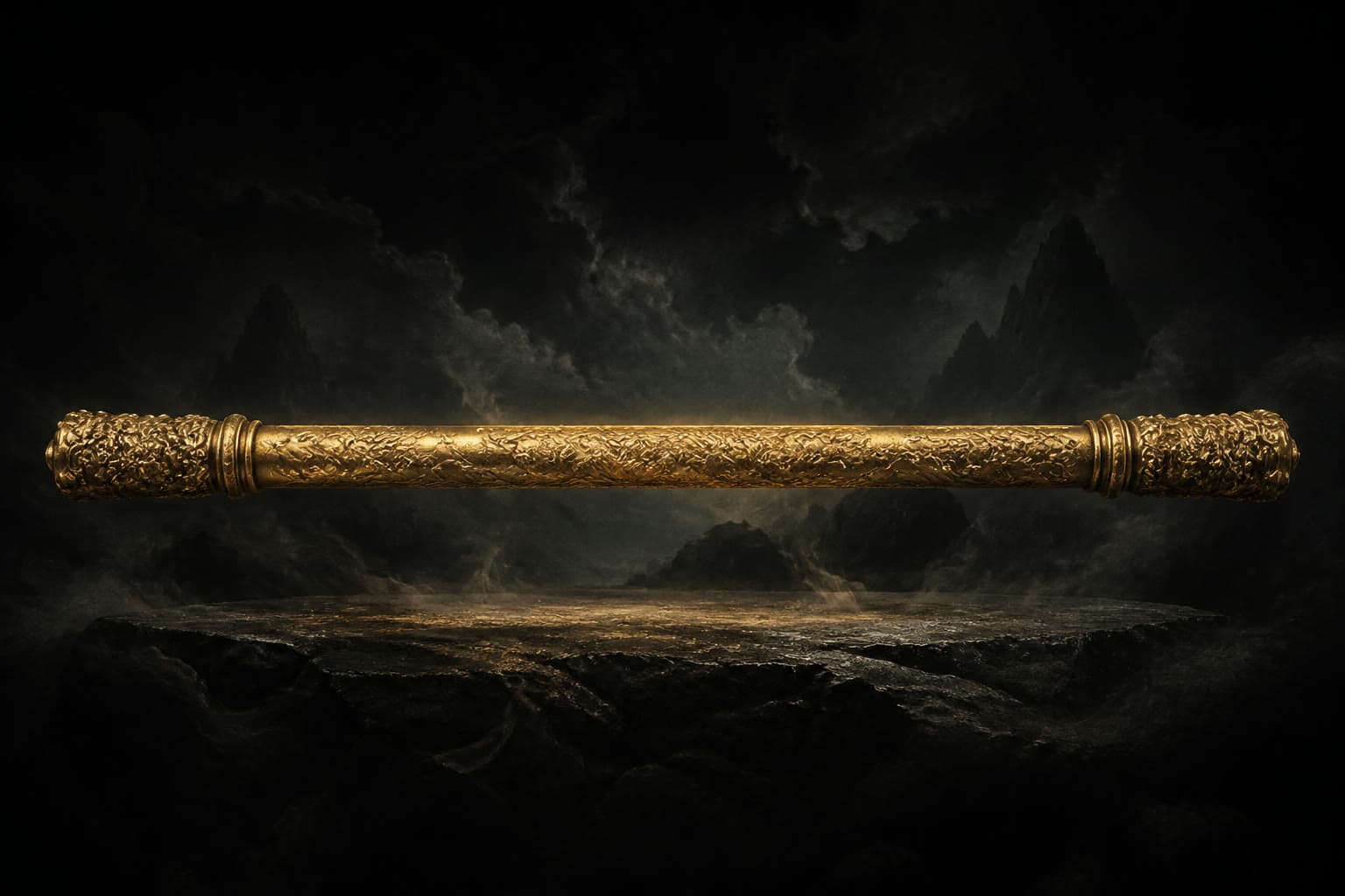Portrait of Golden Staff: Divine weapon of Mount Zhongnan