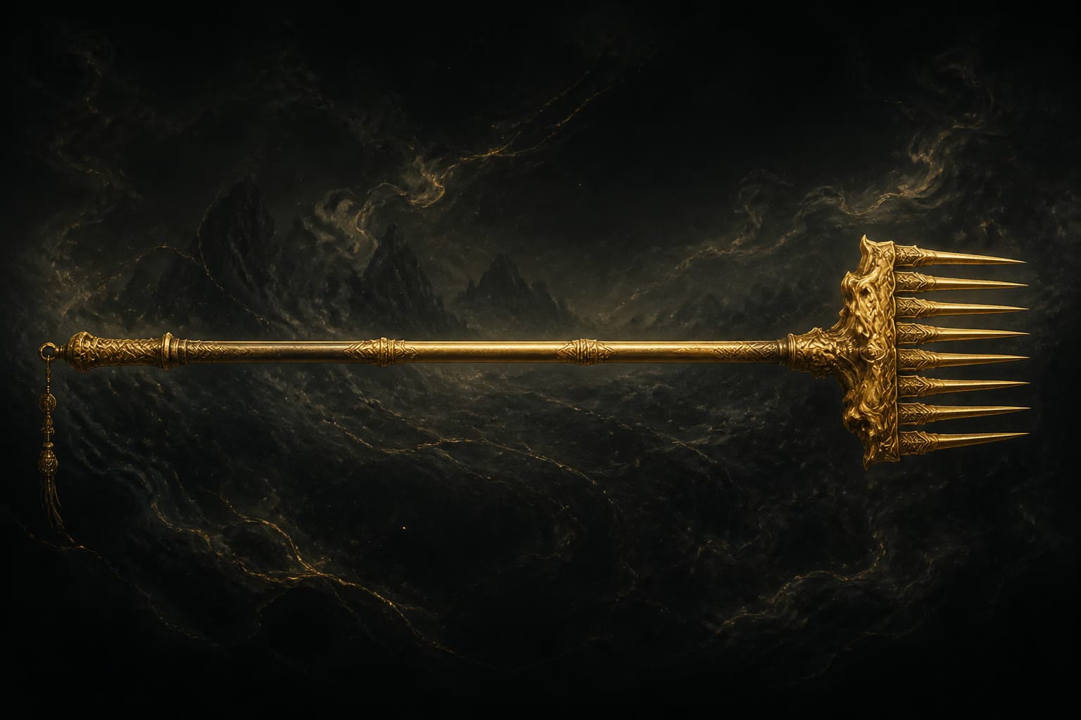 Portrait of Nine-Toothed Rake: Divine weapon of the Heavenly Court