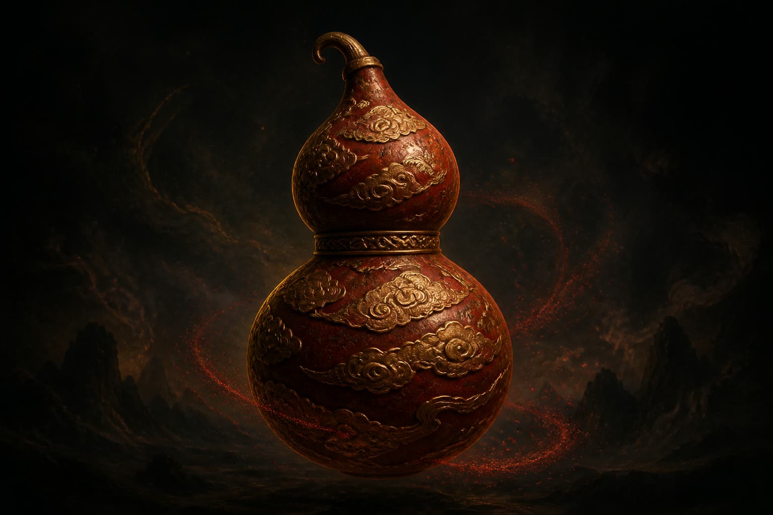 Portrait of Soul-Scattering Gourd: Primordial numinous treasure