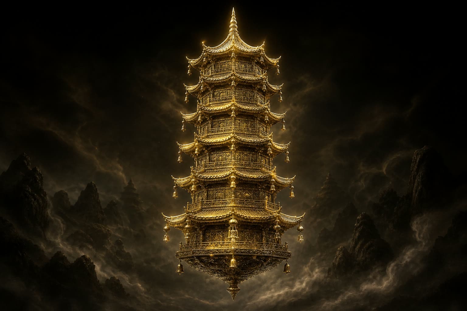 Portrait of Exquisite Pagoda: Demon-quelling treasure of the Heavenly Court