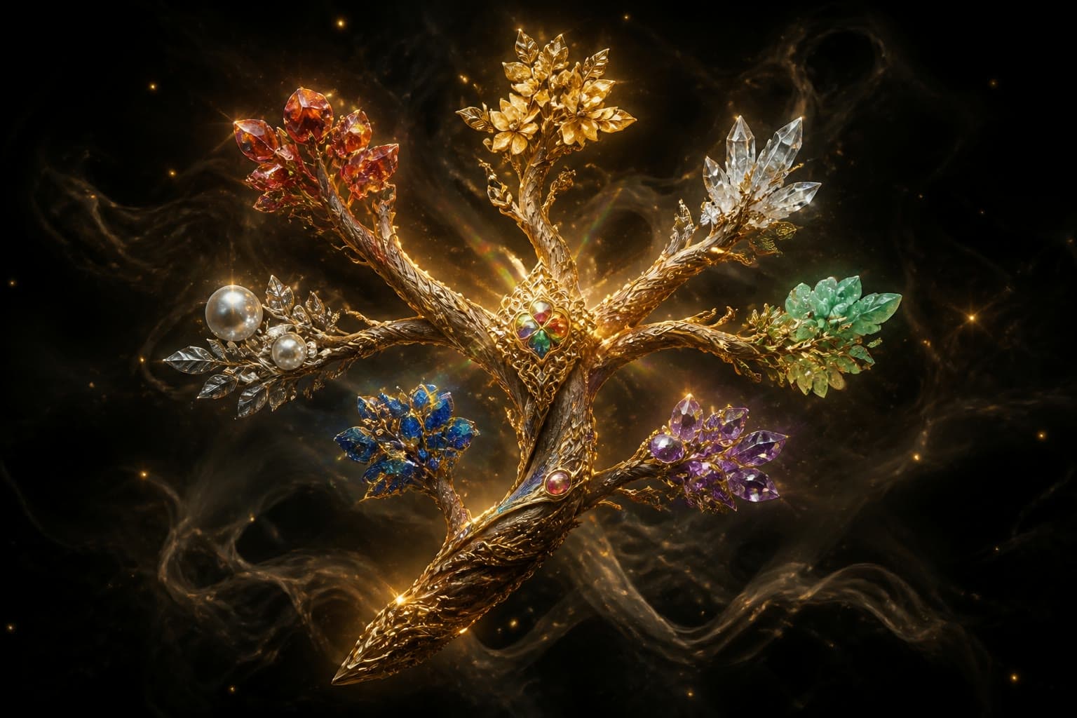 Portrait of Seven-Treasure Wondrous Tree: A saint’s instrument of attainment