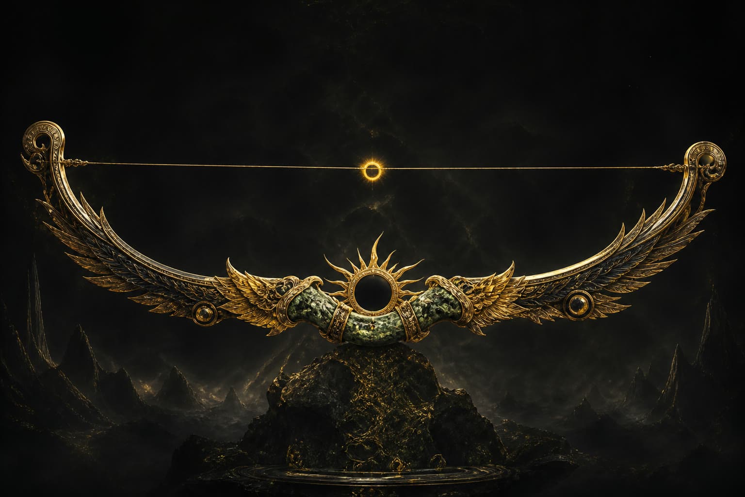 Portrait of Sun-Shooting Bow: Divine weapon of high antiquity