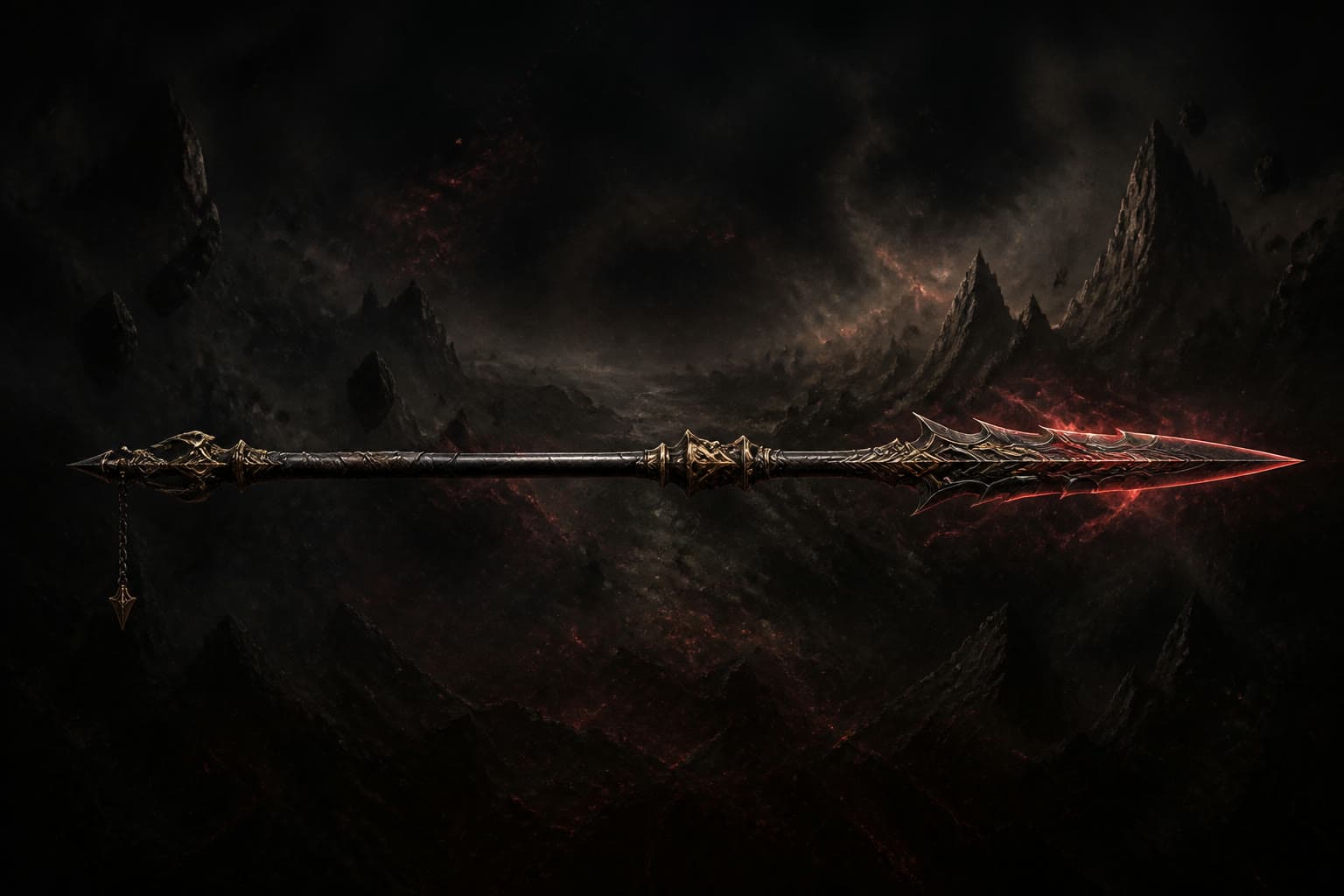 Portrait of God-Slaying Spear: Primordial supreme treasure of slaughter