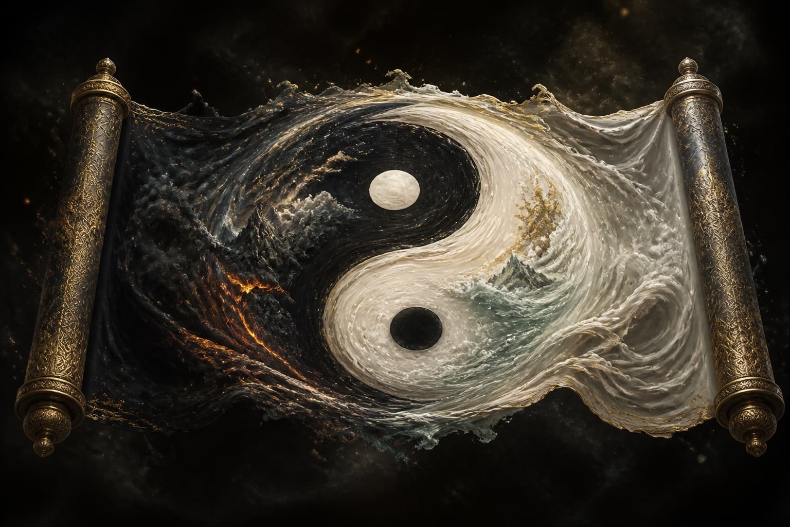 Portrait of Taiji Diagram: Primordial supreme treasure