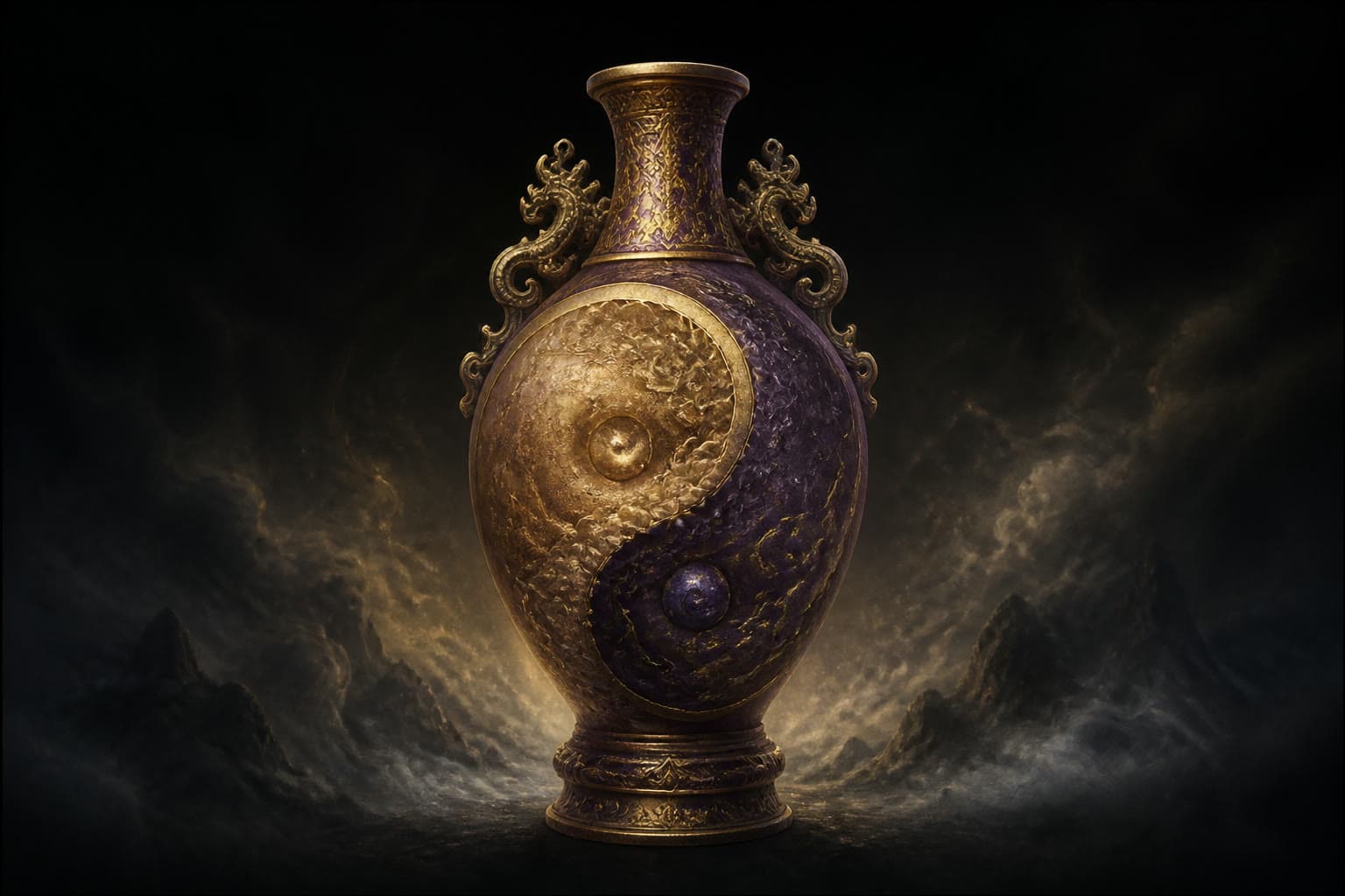 Portrait of Yin-Yang Vase: Singular treasure of Lion Camel Ridge