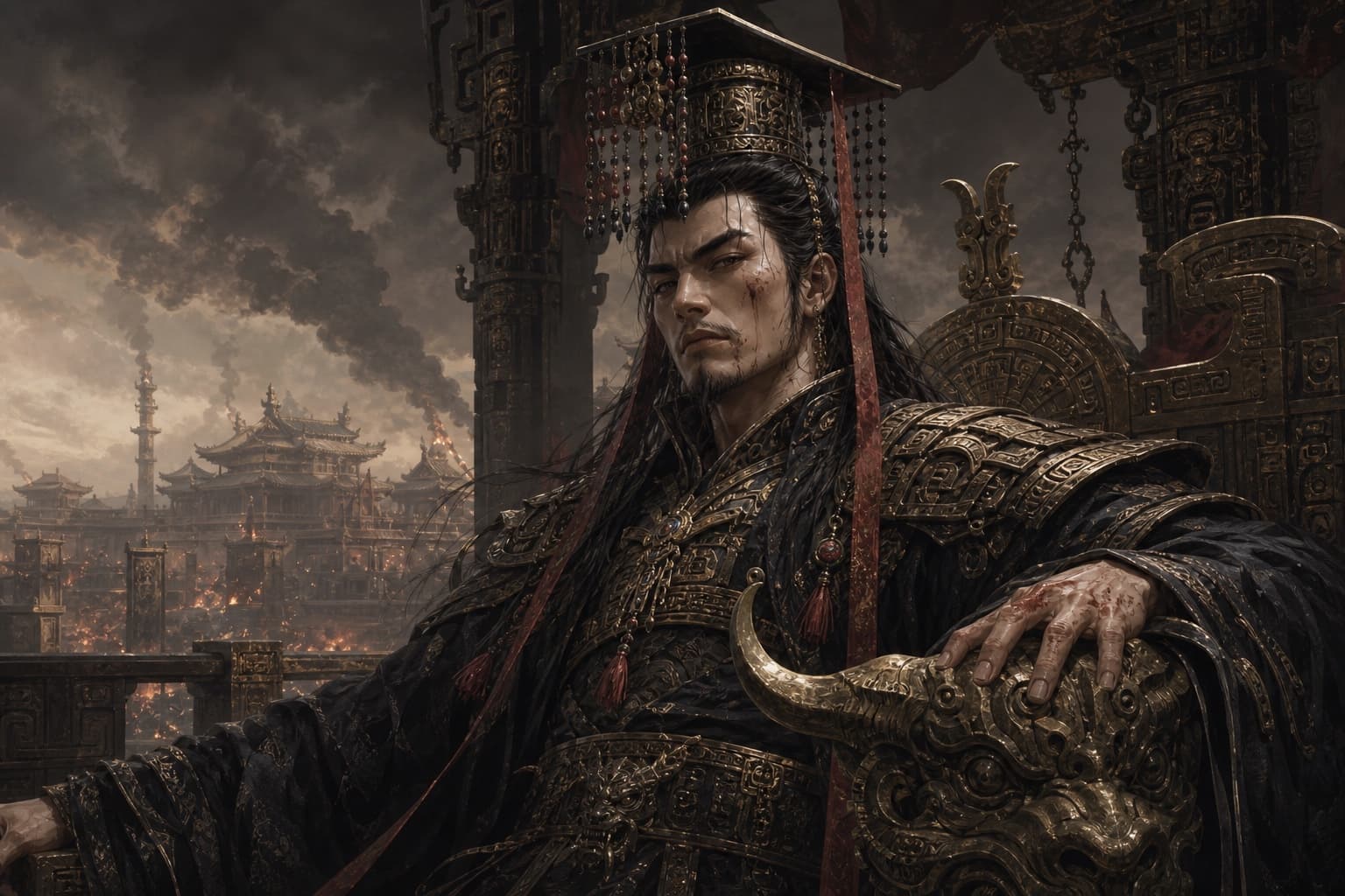 Portrait of Di Xin: Last king of Shang