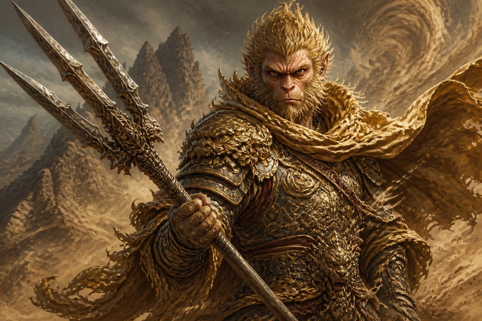 Portrait of Yellow Wind Demon: Demon king of Yellow Wind Ridge