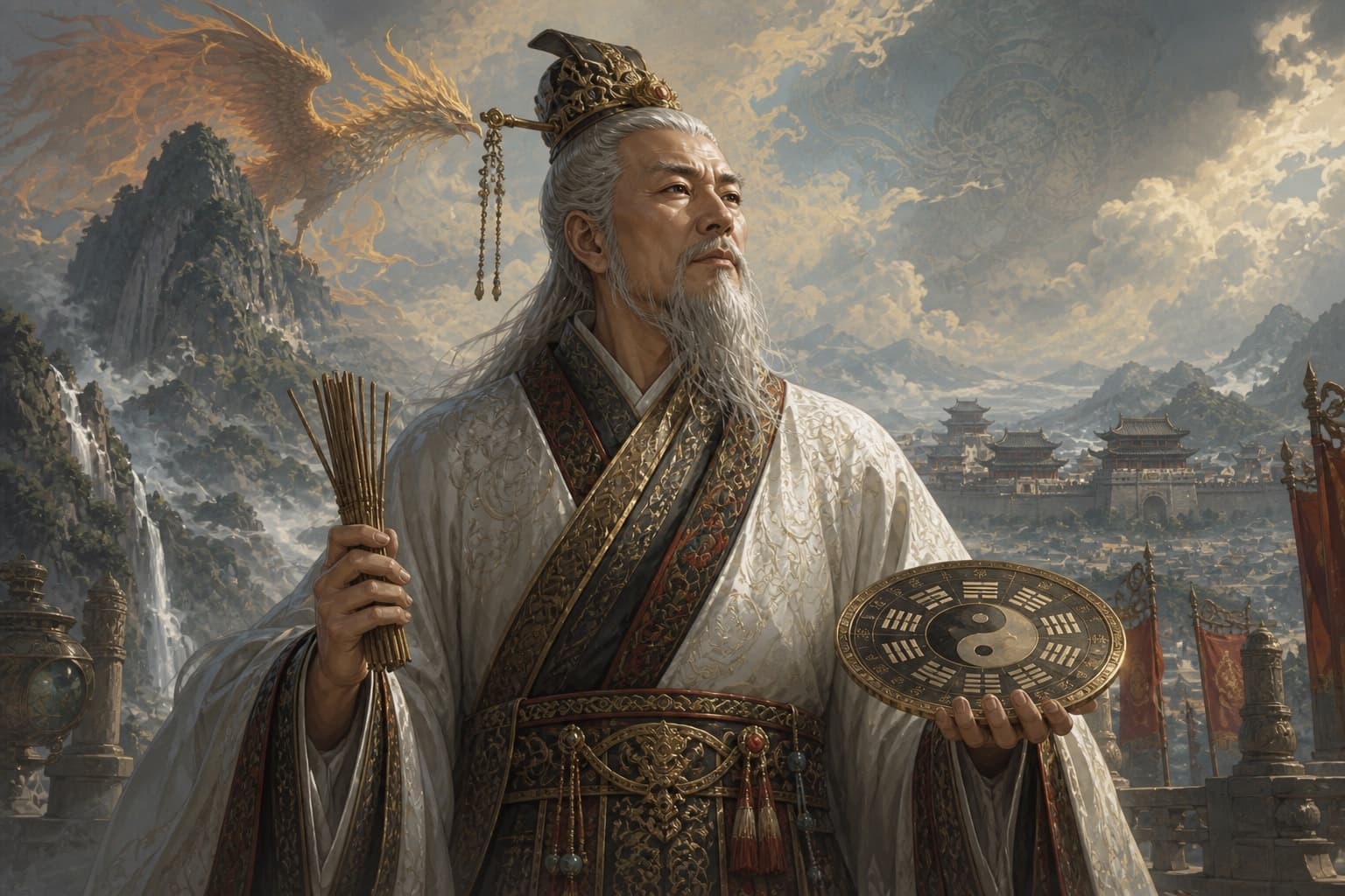 Portrait of Ji Chang: Lord of Western Qi · author of the Zhou changes