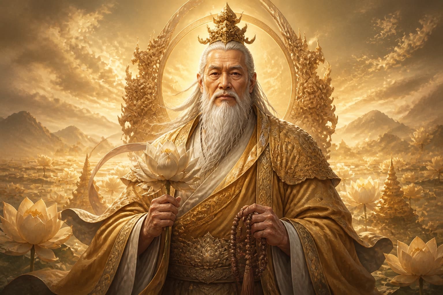 Portrait of Jieyin Daoren: One of the two saints of the West