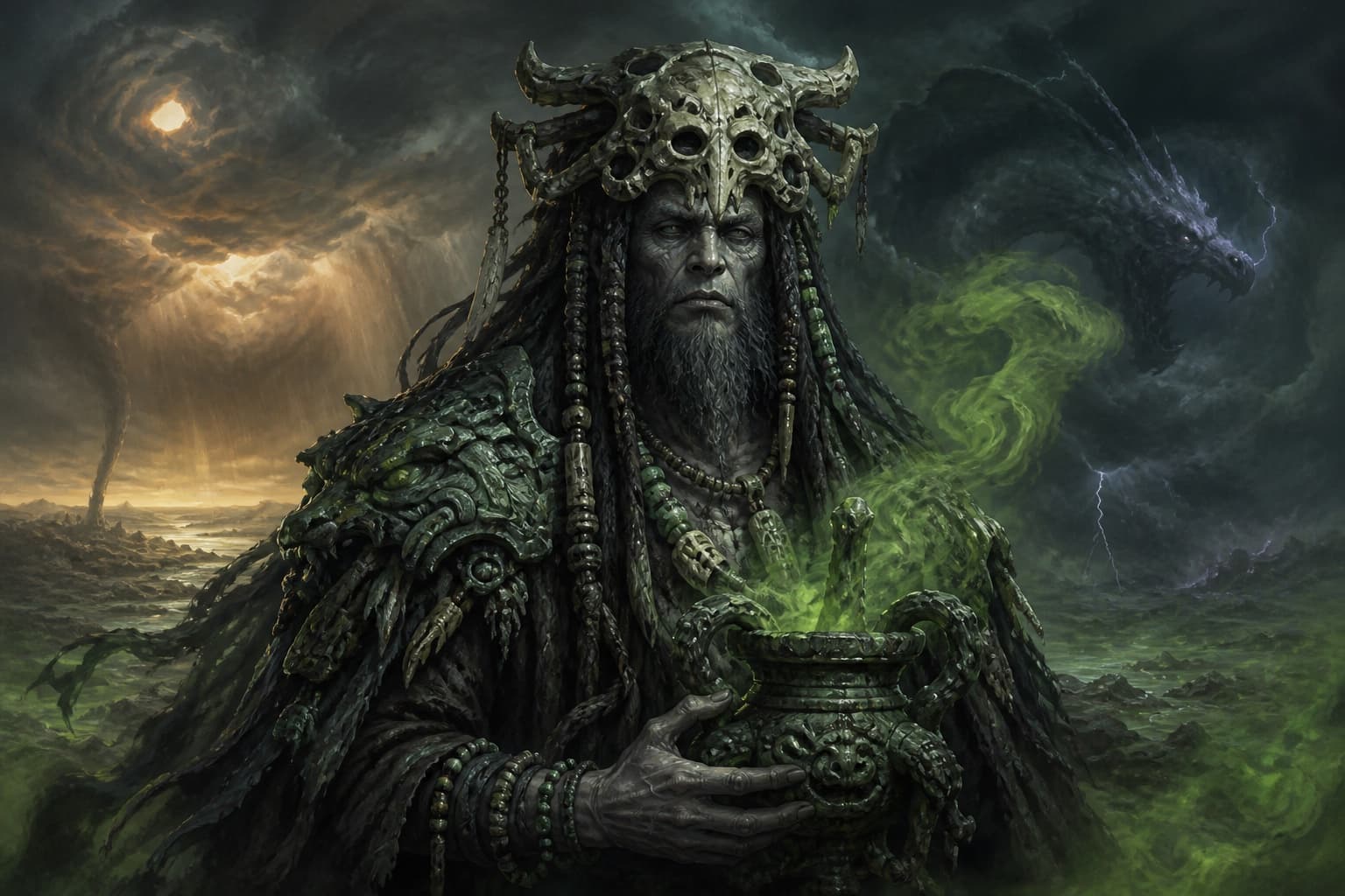 Portrait of Shebishi: One of the Ancestral Witches