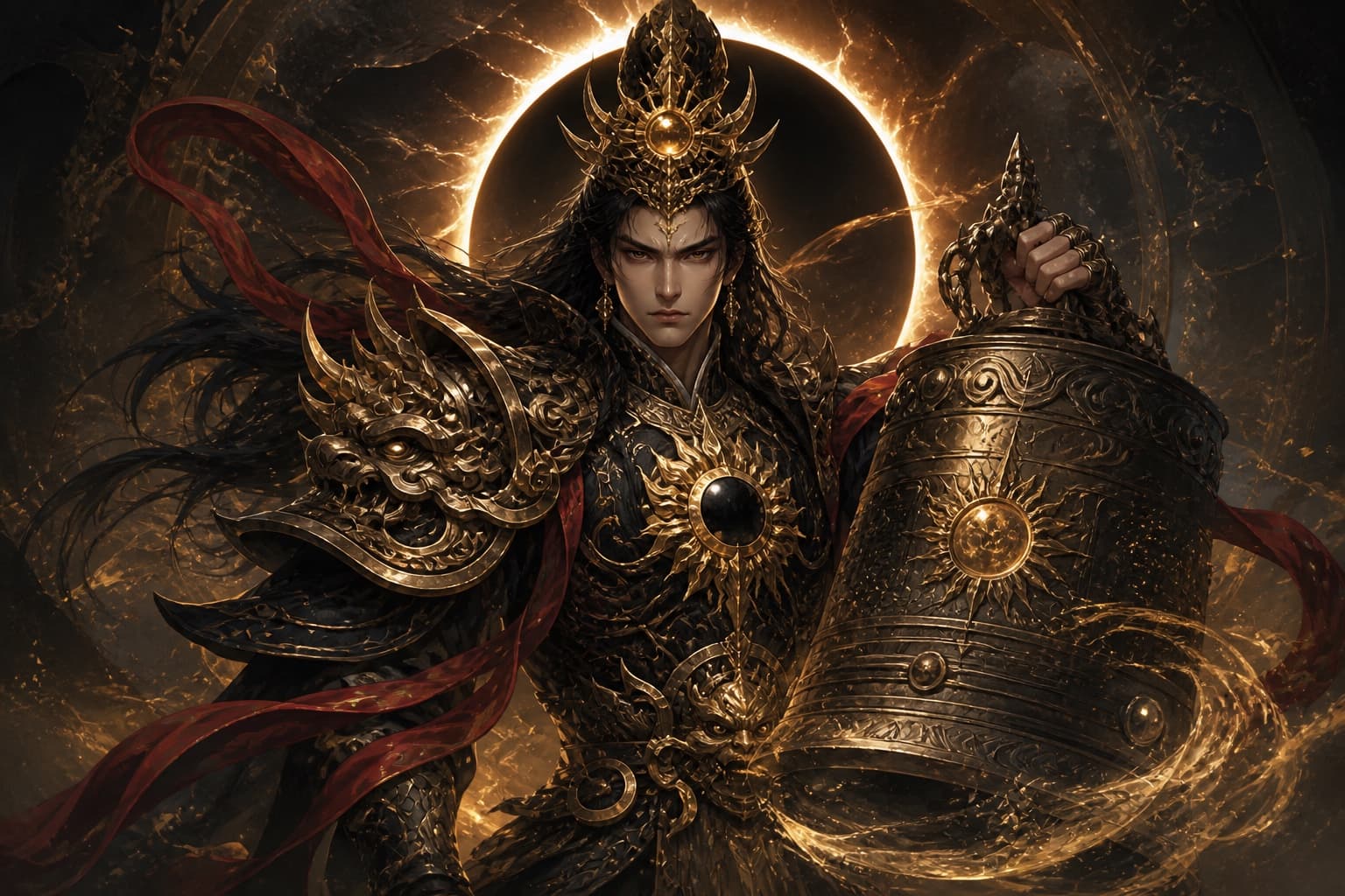 Portrait of Donghuang Taiyi: War god of the Yao clan