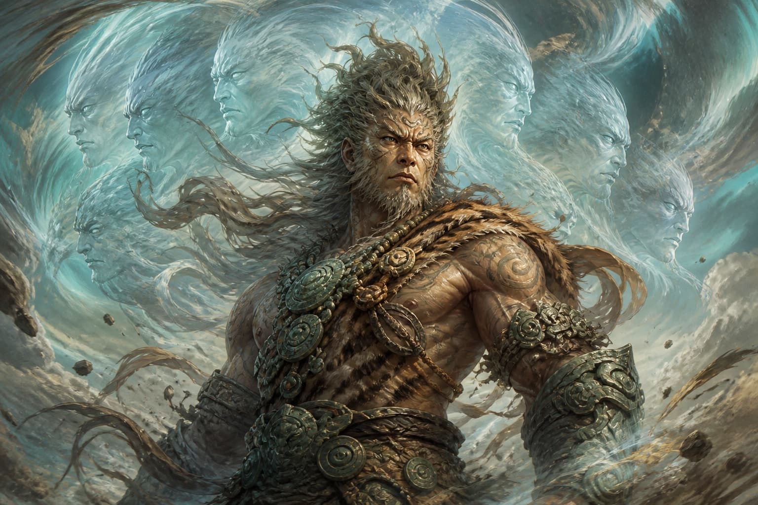 Portrait of Tianwu: Ancestral Witch of wind