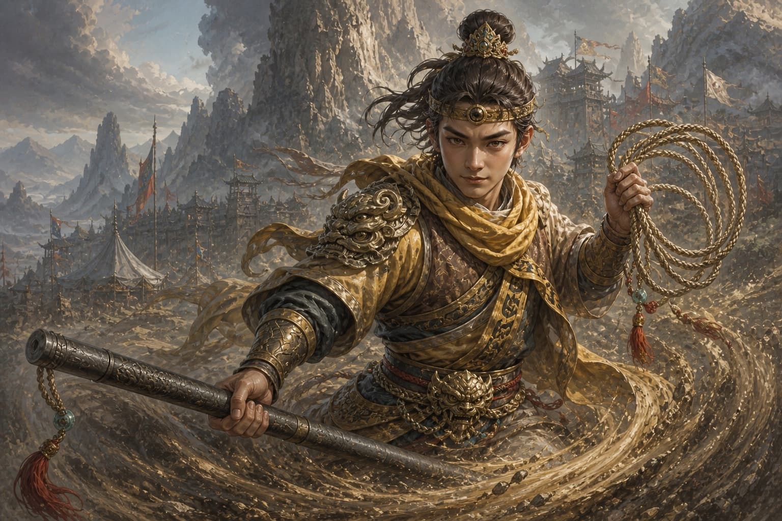 Portrait of Tu Xingsun: Earth-travelling arts · disciple of Juliusun