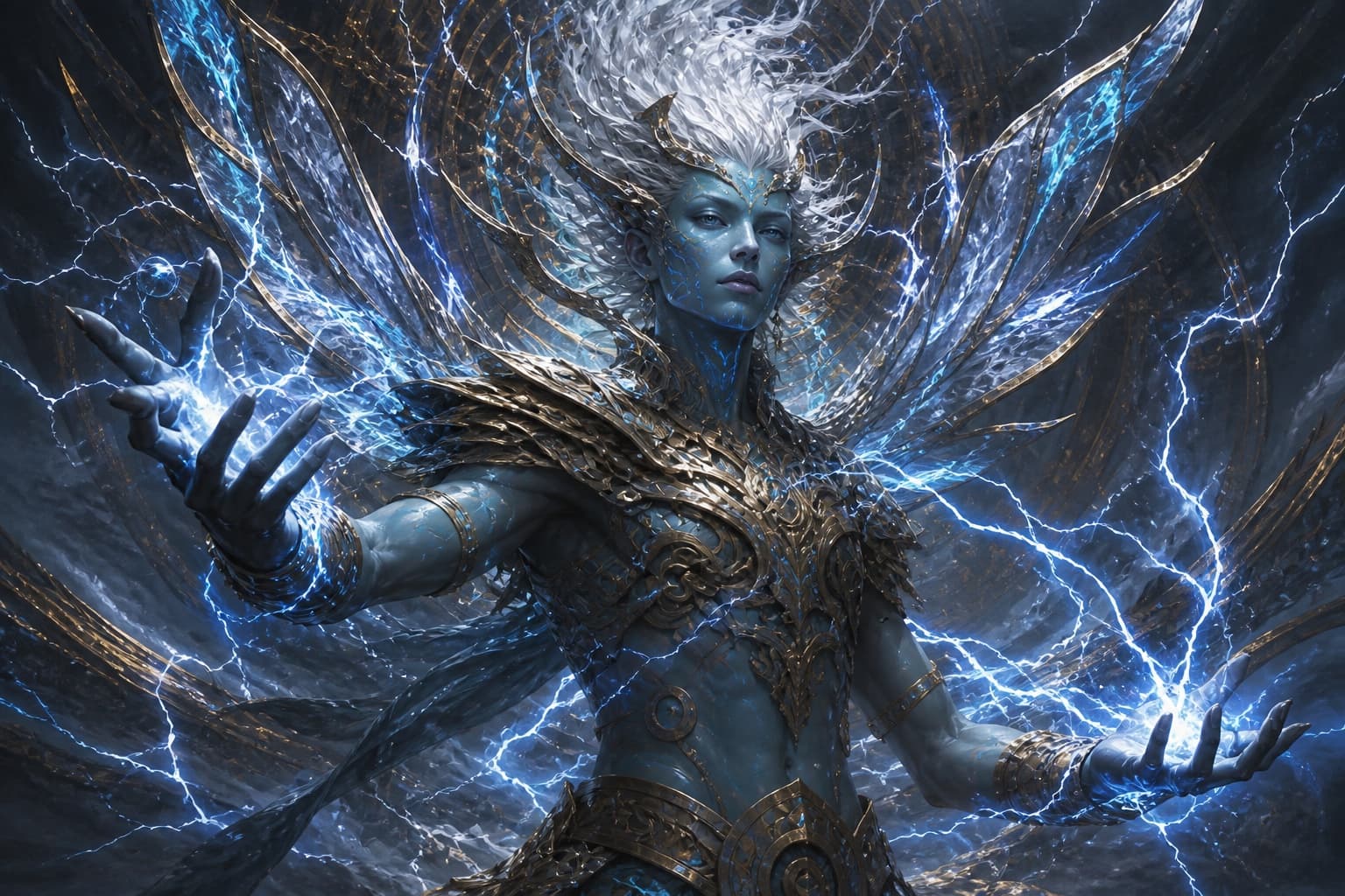 Portrait of Xizi: Ancestral Witch of lightning