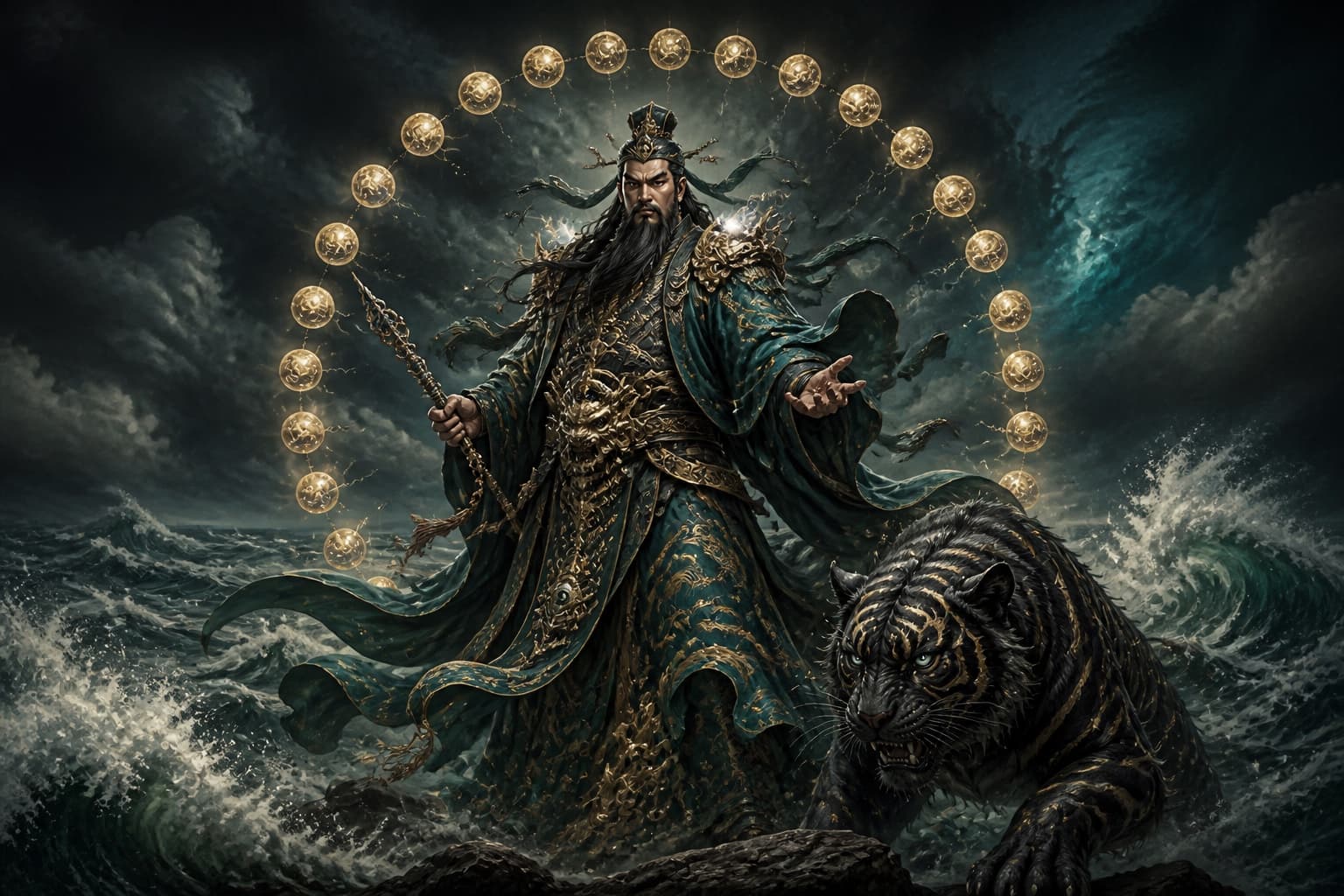 Portrait of Zhao Gongming: Senior outer disciple of the Jie Sect
