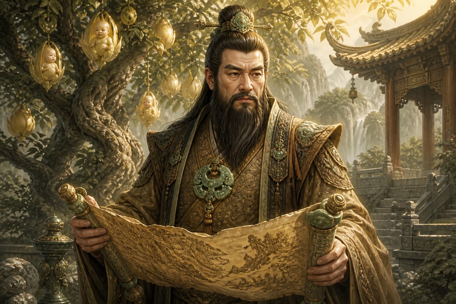 Portrait of Zhenyuanzi: Ancestor of the earthbound immortals