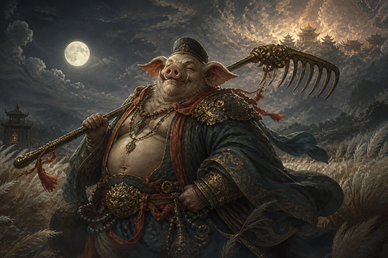 Portrait of Zhu Bajie: The reborn Marshal Tianpeng