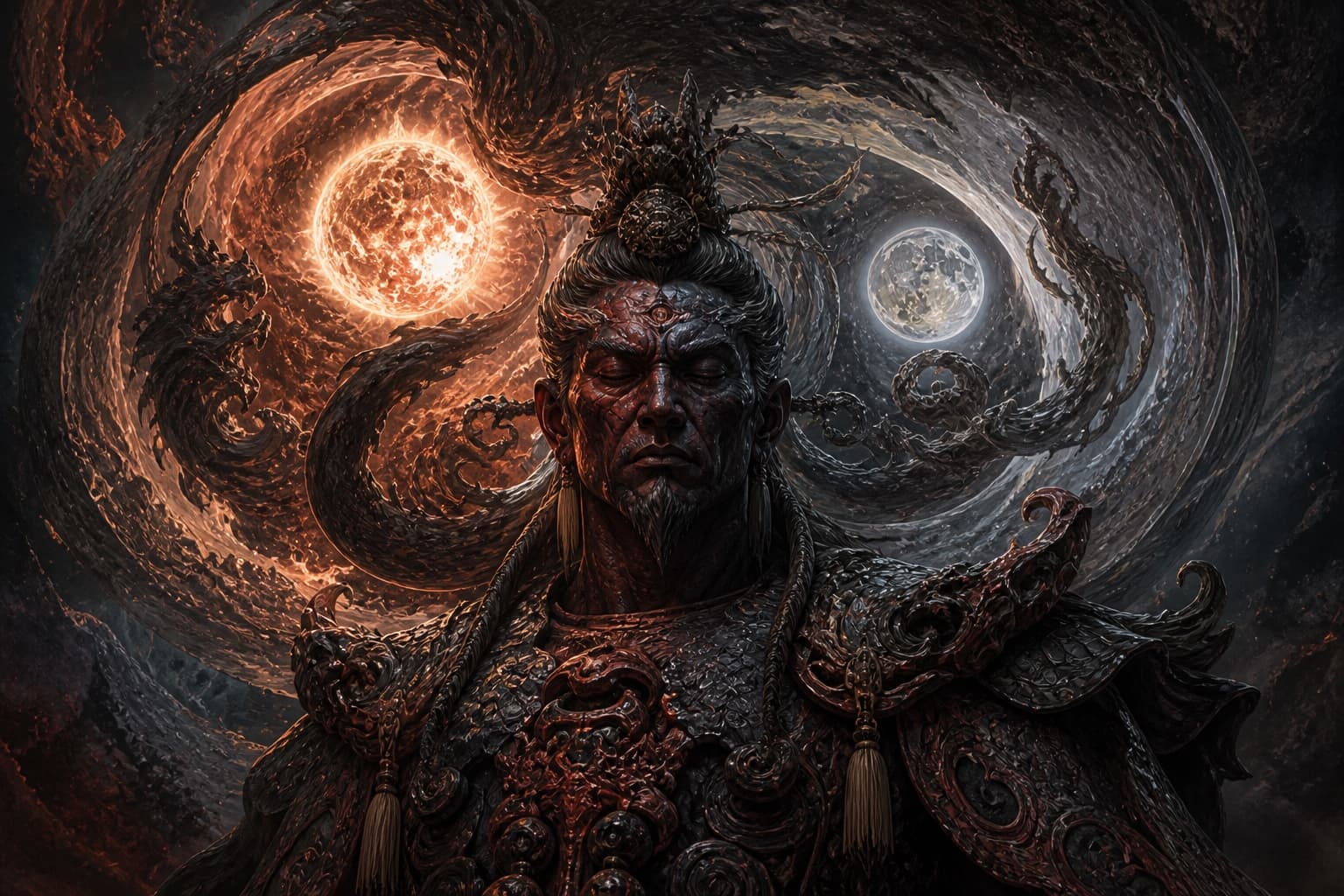 Portrait of Zhujiuyin: Keeper of the turning of time